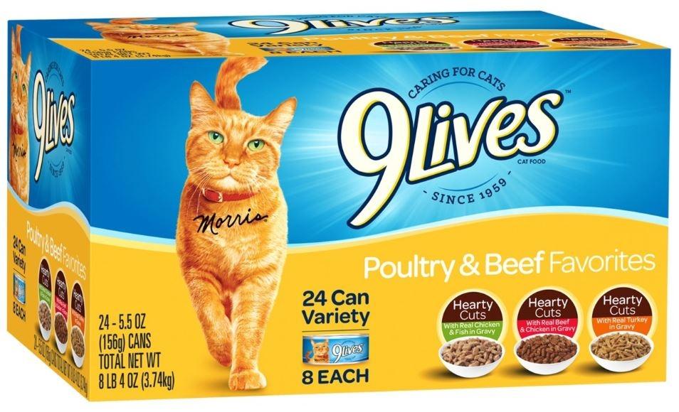 9 Lives Poultry and Beef Favorites Variety Pack Canned Cat Food Bedford VA Bedford Cooperative