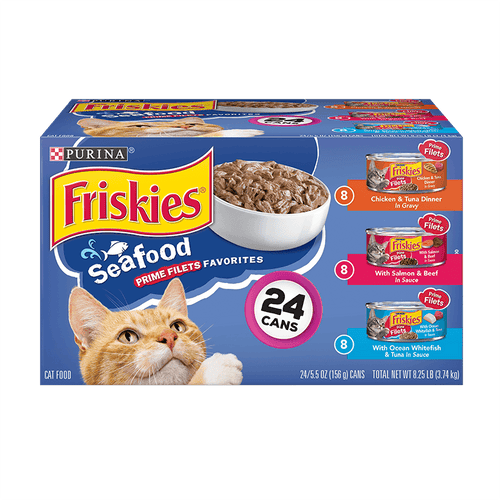 Friskies Seafood Prime Filets Favorites Wet Cat Food