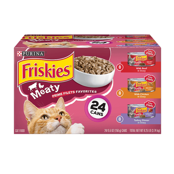 Friskies Meaty Prime Filets Favorites Wet Cat Food