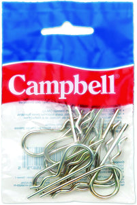 Apex Campbell Hitch Pin with Clip 3/16" (3/16", Yellow Zinc Plated)