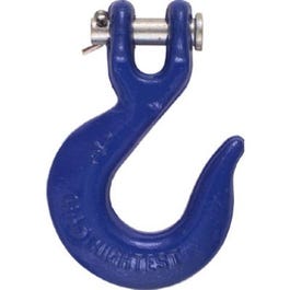 Clevis Slip Hook, Blue, 1/4-In.