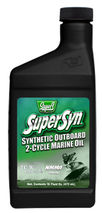 Super S® Supersyn Synthetic Tc-W3 2-Cycle Outboard Oil 16 oz.
