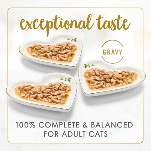 Purina Fancy Feast Gravy Lovers Poultry and Beef Gourmet Wet Cat Food Variety Pack