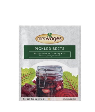 Mrs. Wages® Pickled Beets Refrigerator or Canning Mix 1.33 oz.