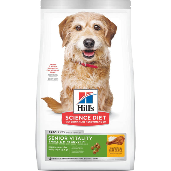 Hill's Science Diet Adult 7+ Senior Vitality Small & Mini Dog Food