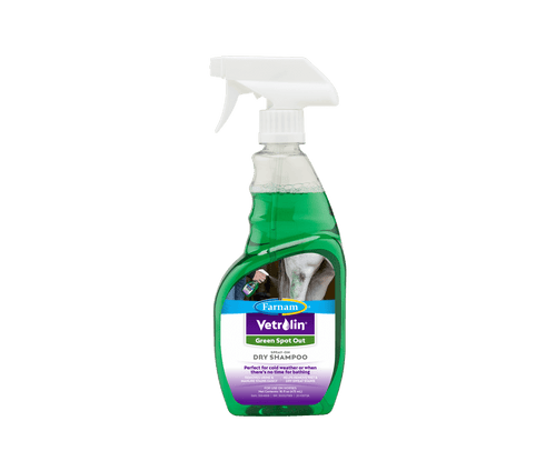 Farnam Vetrolin Green Spot Out Spray-On Dry Clean Shampoo